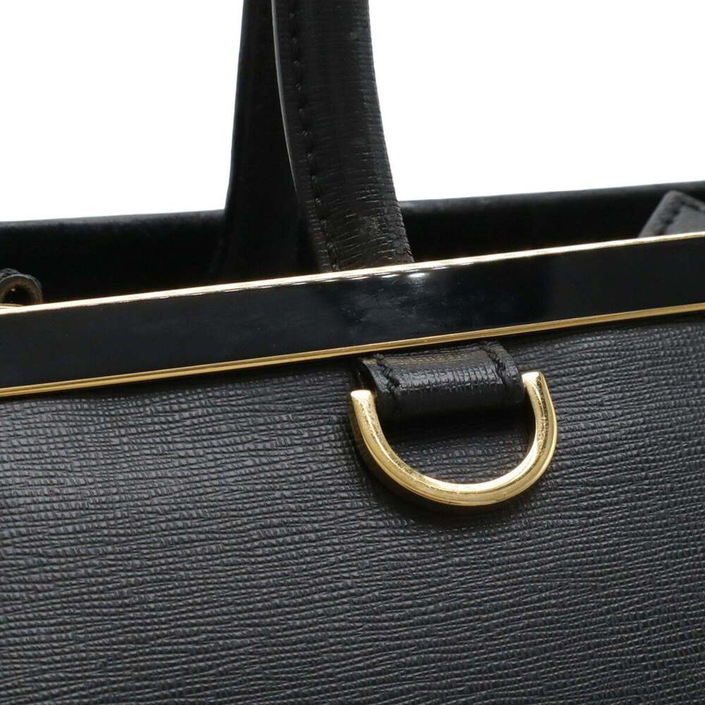 FENDI 2JOURS Handbag/Shoulder Bag, Leather, Black, 8BH250 - Picture 5 of 9